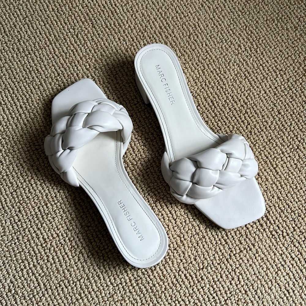 Marc Fisher Braided Sandals Size 6.5 Never Worn